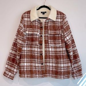Mens Sherpa Jacket Outerwear Brand New Flannel Pacsun